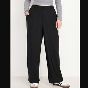 High-Waisted Medium SleekTech Trouser Pants Office Work Travel